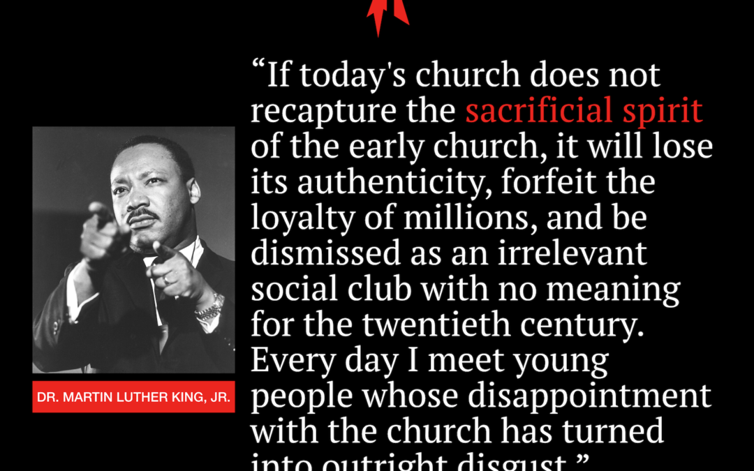 Martin Luther King Jr.’s challenge to the church today